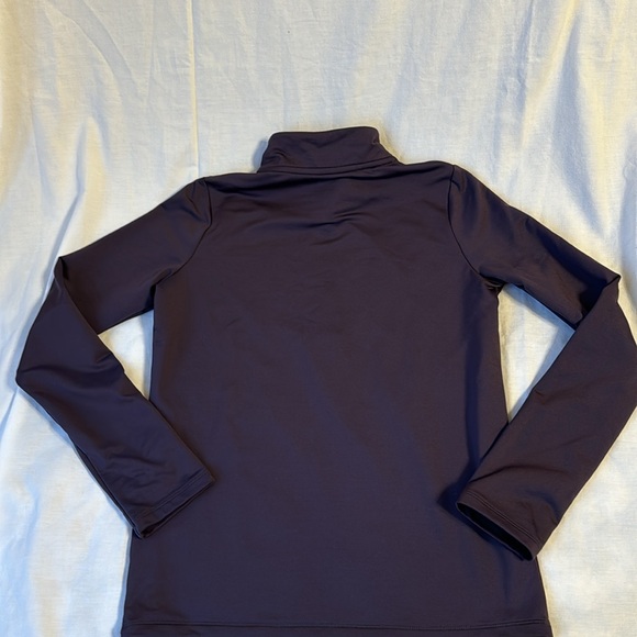Under armor girls pull over crewneck zip sweatshirt, purple lavender, orange - Picture 5 of 5